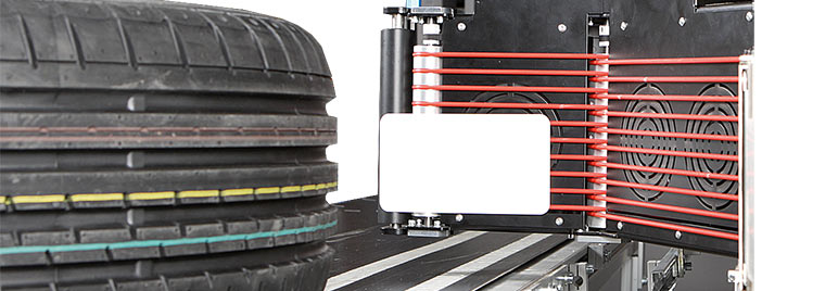 Model 5300 Tire label printer applicator