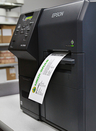 Epson color inkjet label printers