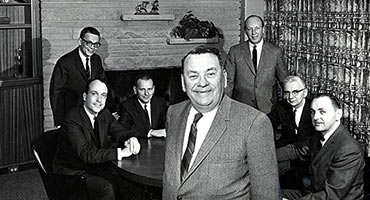 Joseph Weber Sr. with borad of directors