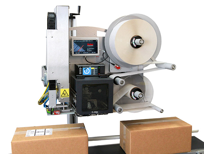 Weber Model 4050 label printer applicator