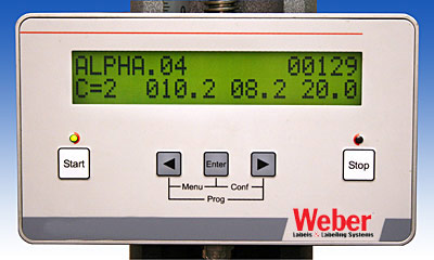 Alpha Compact label applicator controller
