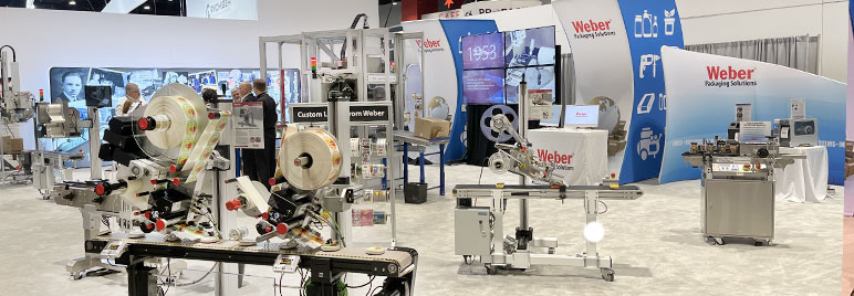 Weber Packaging Solutions trade show booth